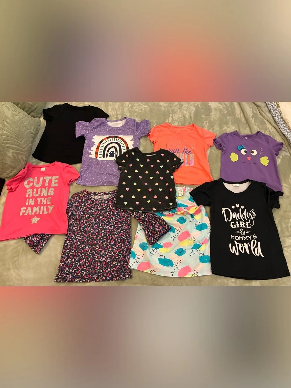Girls Mixed Clothing Bundle - 34 Pieces - Bright Multicolor Sizes 4T/5T